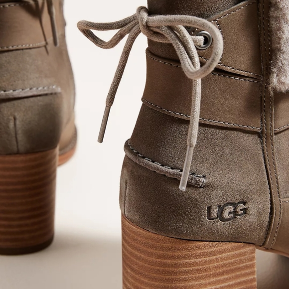 Ugg kicked zip up ankle boots - Picture 3 of 10